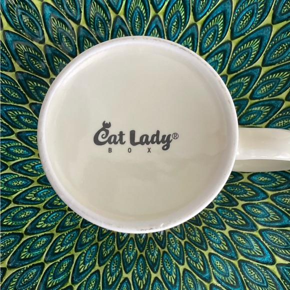 Cat Lady Rise & Shine mug NWOT sunrise - Picture 2 of 3